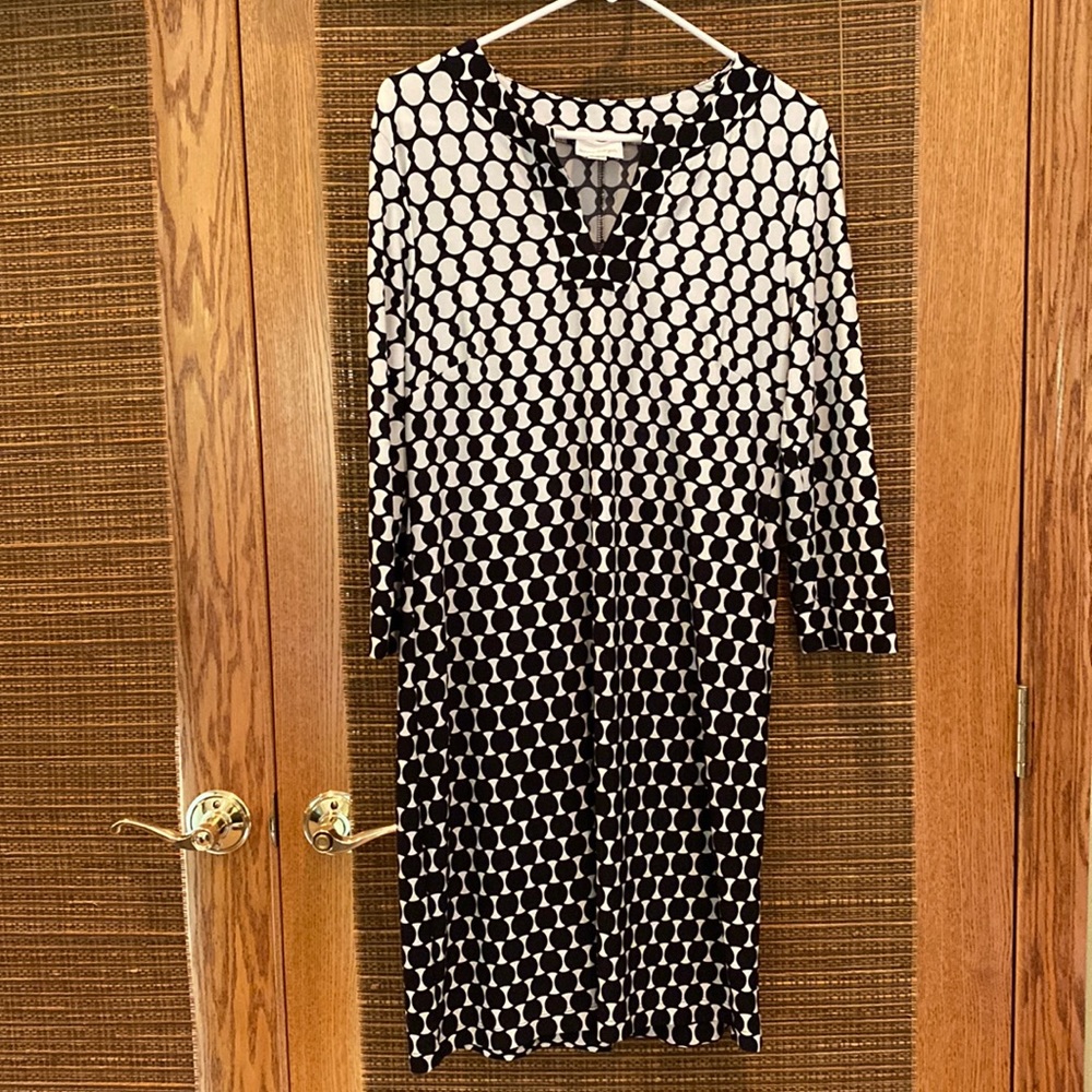 Black and white dress